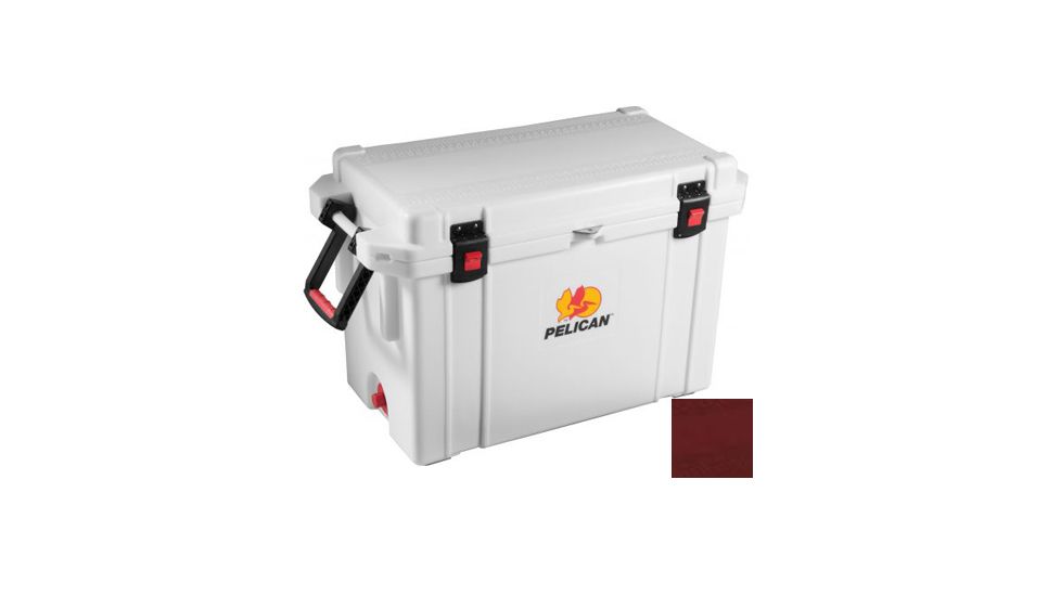 Pelican 95Qt Elite Cooler,27.34x12x17.62in,Maroon 32-95Q-CC-MRN