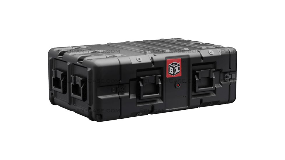 Pelican BlackBox 4U Rack Mount Case, Black BB0040-0000-110