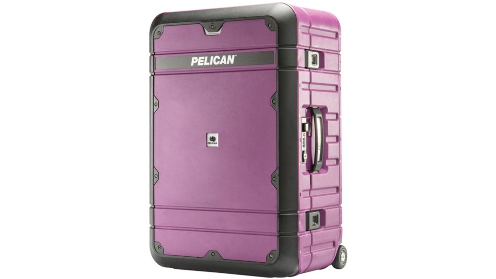 Pelican EL27 Elite Weekender Luggage w/Enhanced Travel System, 22.04x14.16x9.17in, Orchid/Black, LG-EL27-PLUBLK