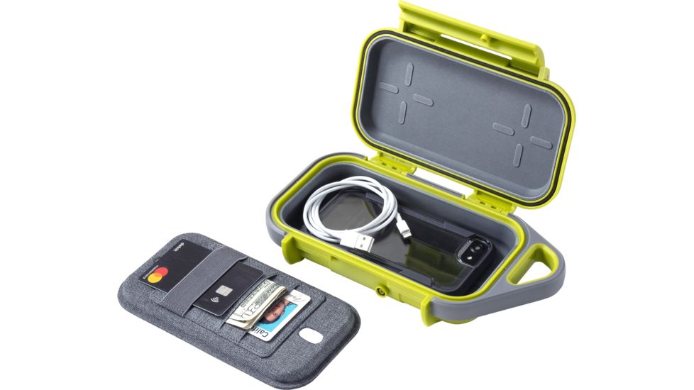 Pelican Go Case G40, Lime/Grey, Large, GOG400-0000-GRN