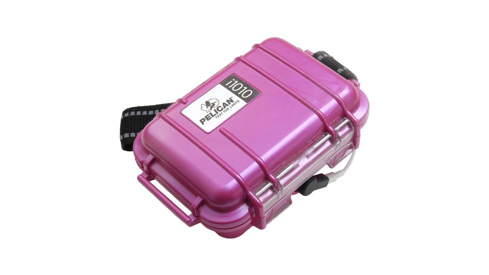 Pelican i1010 iPod Carabiner Loop Pink Protector Case