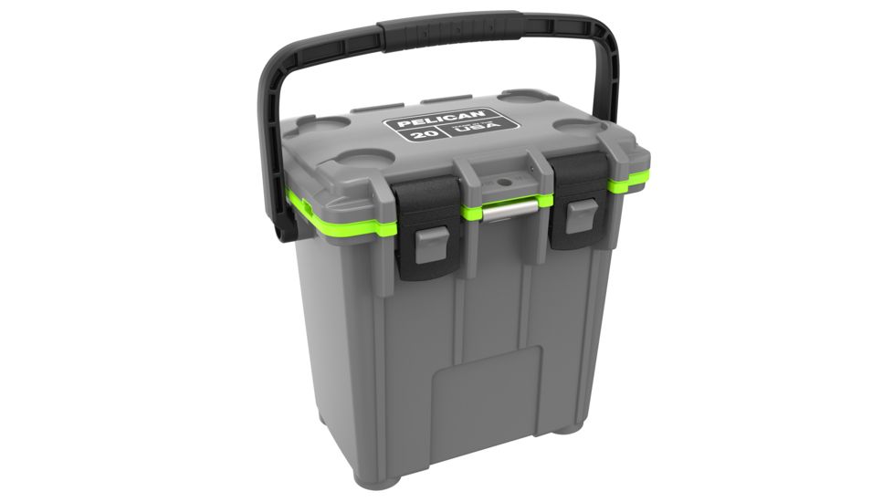 Pelican IM Elite Cooler, Green, 20 QT, 20Q-1-DKGRYEGRN