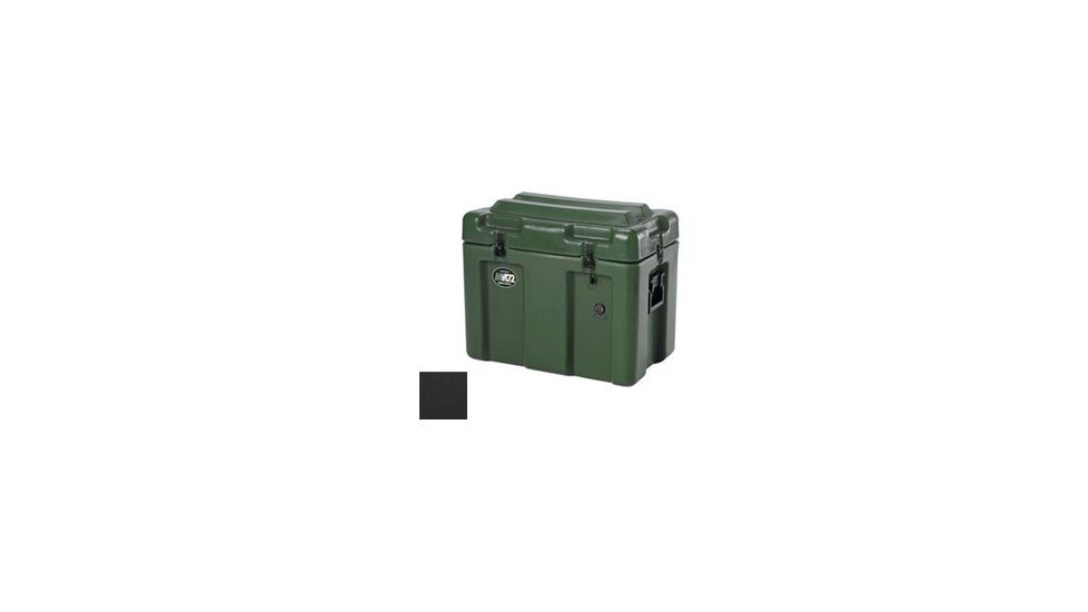 Pelican 472-463L-MM72 Mobile Master Transport Case,24.25x14.25x20.12in,Stainless Steel/Empty,Black 472463LMM72SEM032