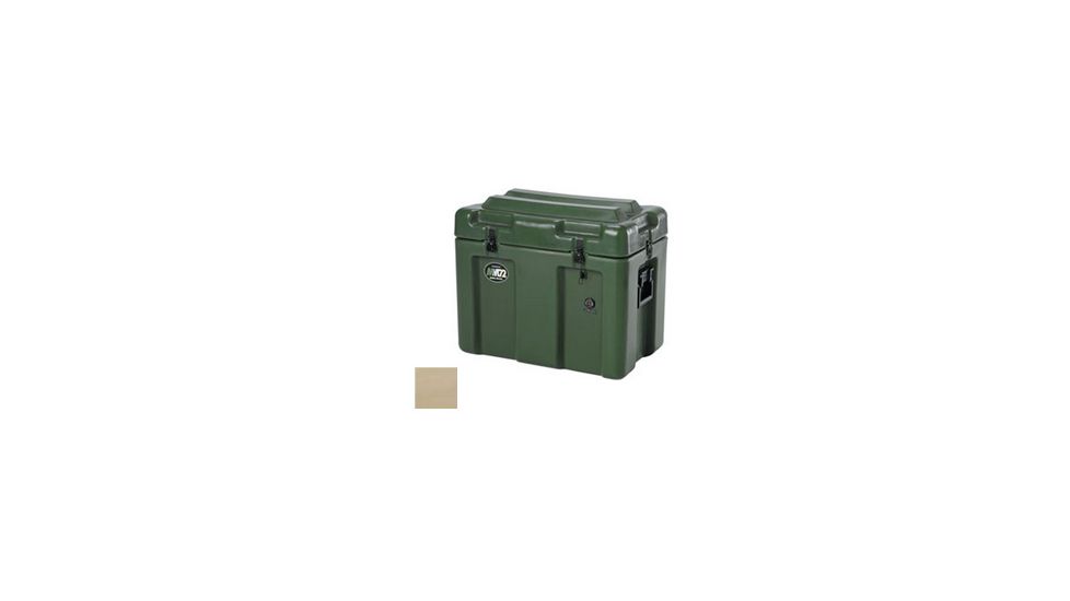Pelican 472-463L-MM72 Mobile Master Transport Case,24.25x14.25x20.12in,Stainless Steel/Empty,Tan 472463LMM72SEM250