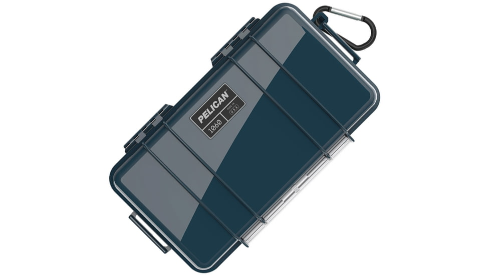 Pelican Micro Case 8.25 x 4.25 x 2.25in, Interior 8.25in X 4.25in X 2.25in, Indigo, 1060-IDG-BLK