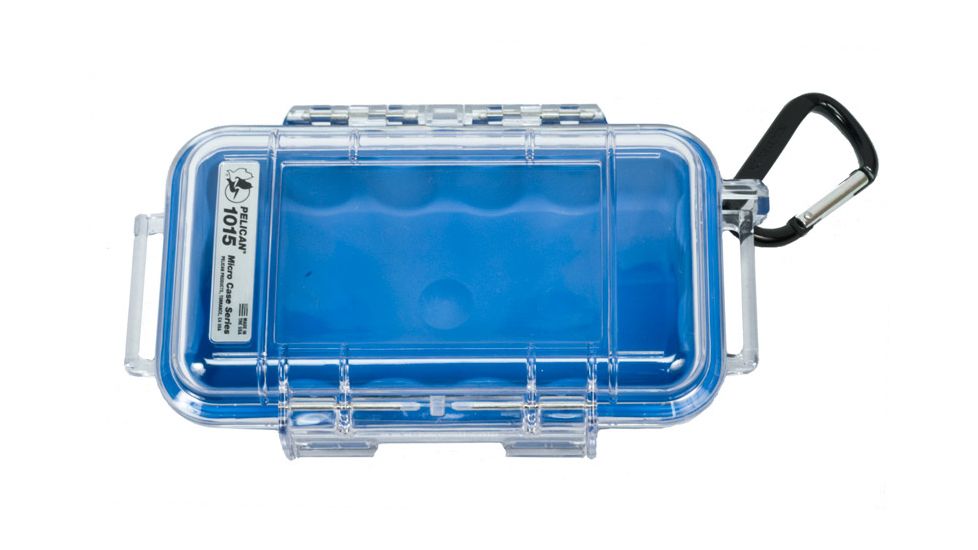 Pelican 1015 Micro Case - Clear Blue Case