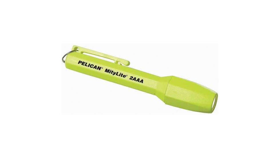 Pelican 1900 MityLite Laser Spot Xenon 2 Watertight Flashlight, Neon Green 