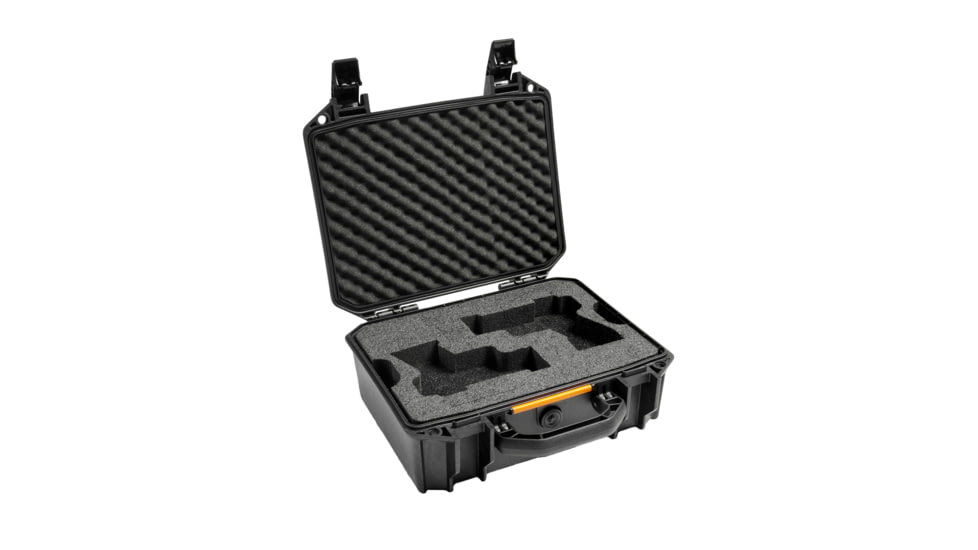Pelican V200PF2 Vault Universal 2 Pistol Case, Black, V200, VCV200-0060-BLK