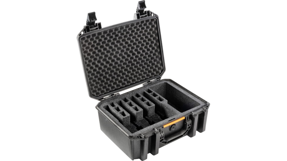 Pelican V300PF5 Vault Universal 5-Pistol Case, Black, V300, 25-044300-01