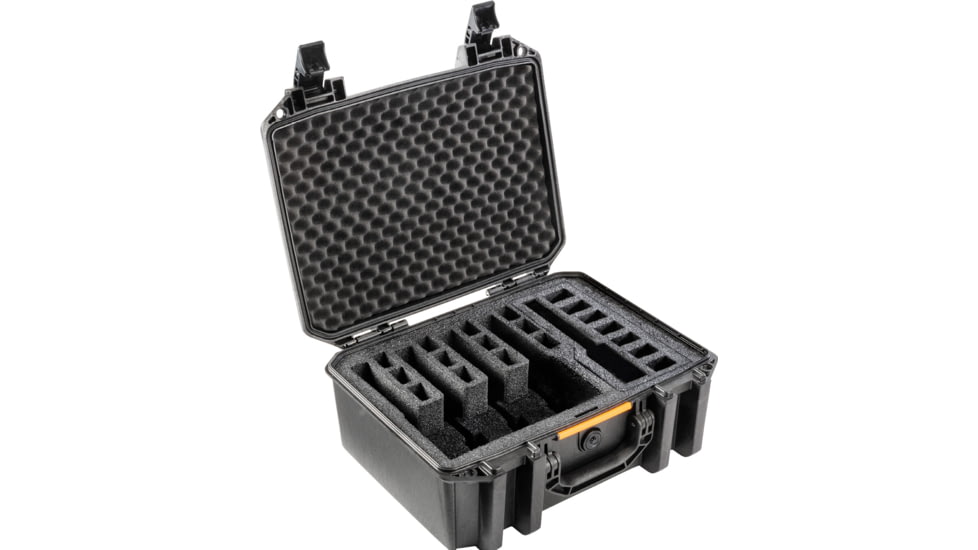 Pelican V300PF5 Vault Universal 5-Pistol Case, Black, V300, 25-044300-01