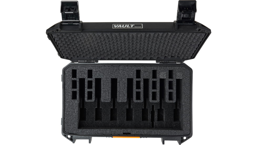 Pelican V525PF7 Vault 7-Pistol Case, Black, V525, VCV525-0061-BLK