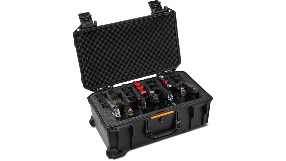 Pelican V525PF7 Vault 7-Pistol Case, Black, V525, VCV525-0061-BLK