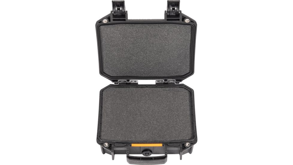 Pelican VAULT V100 Case, Small Pistol, 11x8x4.5 inch Internal Dimension, 12.28x12.03x5.16 inch External Dimension, Black, VCV100-0000-BLK