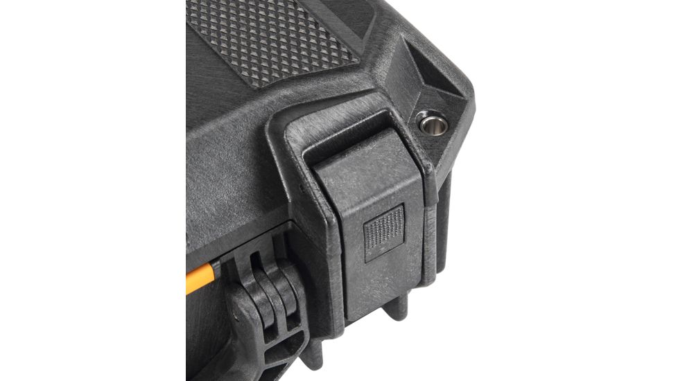 Pelican VAULT V200 Case, Medium Pistol, 14x10x5.5 inch Internal, 15.41x13.08x6.16 inch External Dimension, Black, VCV200-0000-BLK