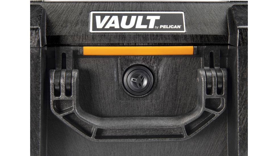 Pelican VAULT V300 Case, Large Pistol, 16x11x6.5 inch Internal, 17.54x14.21x7.16 inch External Dimension, Black, VCV300-0000-BLK