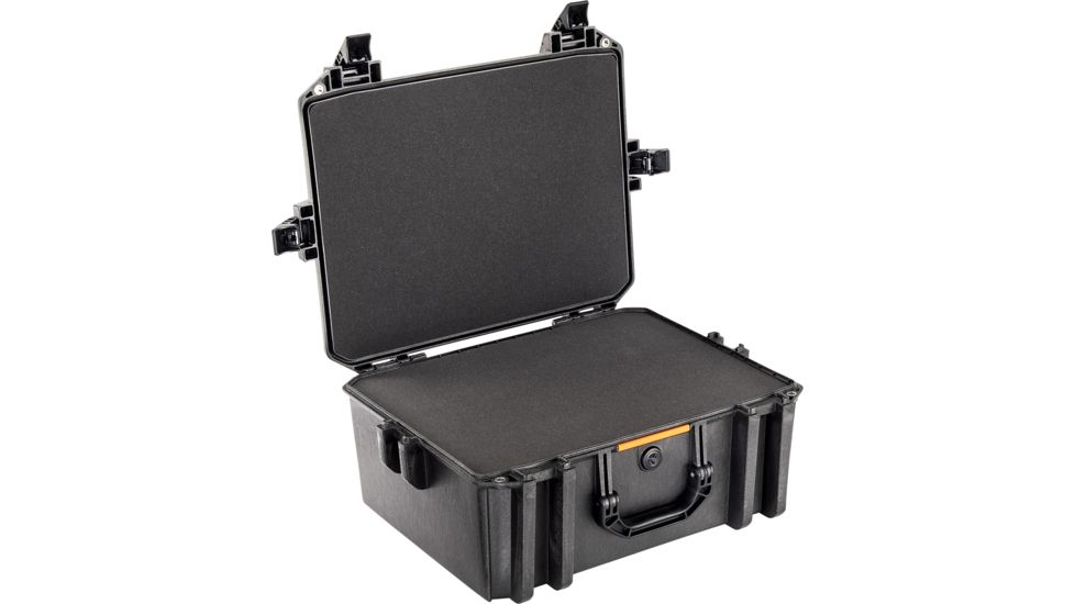 Pelican VAULT V550 Case, Equipment, 19x14x8.5 inch Internal, 22.42x17.46x9.16 inch External Dimension, Black, VCV550-0000-BLK