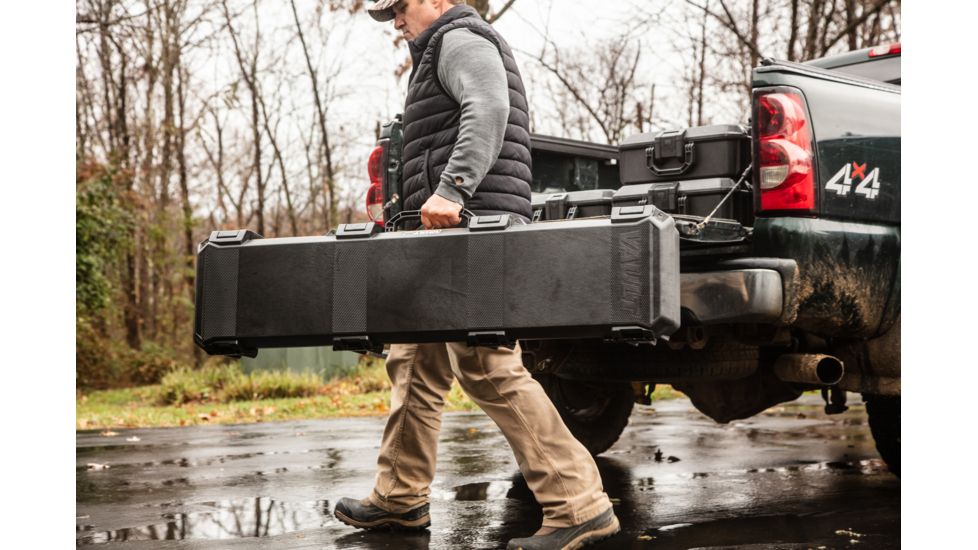Pelican VAULT V770 Case, Single Rifle, 50x10x6 inch Internal, 51.47x13.15x6.65 inch External Dimension, Black, VCV770-0000-BLK