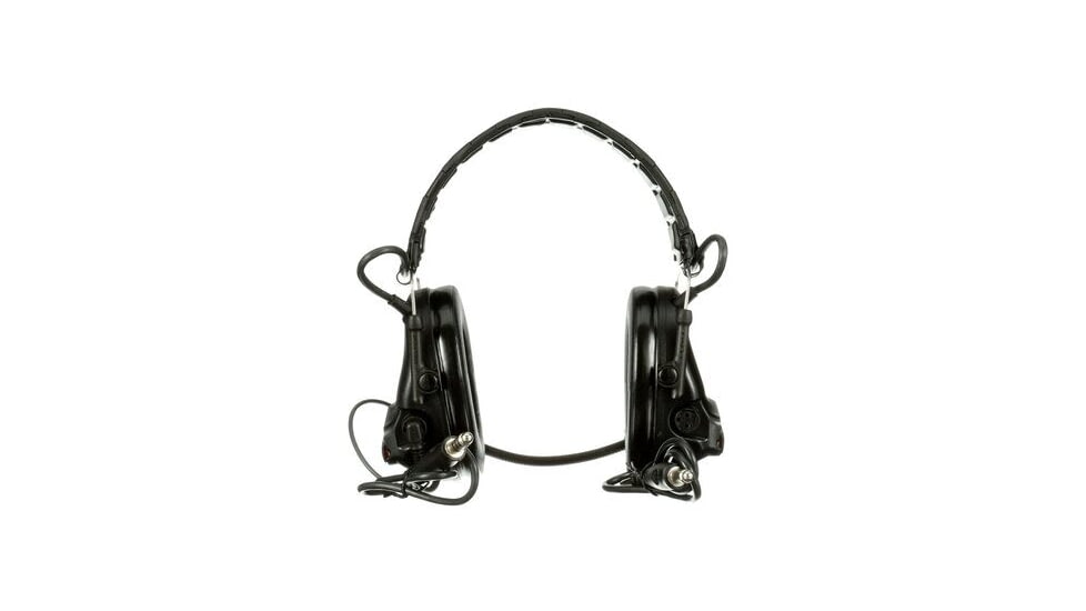 PELTOR 3M PELTOR ComTac V Headset, Foldable, Dual Lead, Standard Dynamic Mic, NATO Wiring, Black, MT20H682FB-19 SV