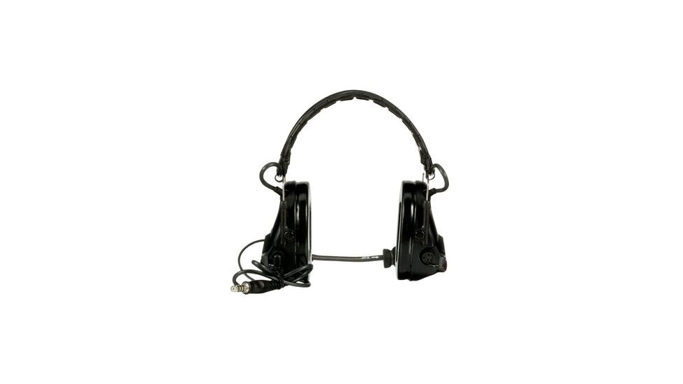 PELTOR 3M PELTOR ComTac V Headset, Foldable, Single Lead, Standard Dynamic Mic, NATO Wiring, Black, MT20H682FB-47 SV