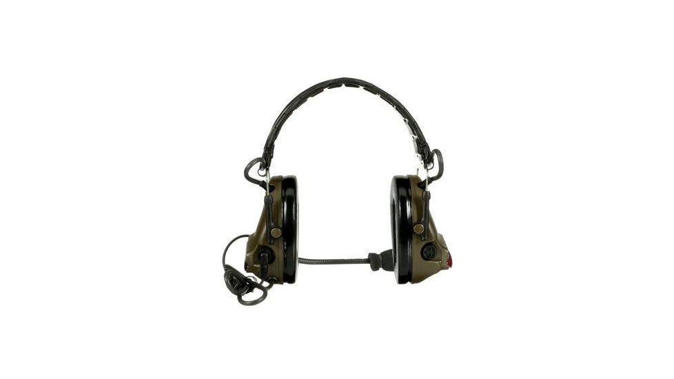 PELTOR 3M PELTOR ComTac V Headset, Foldable, Single Lead, Standard Dynamic Mic, NATO Wiring, O.D. Green, MT20H682FB-47 GN