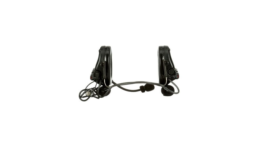 PELTOR 3M PELTOR ComTac V Headset, Neckband, Single Lead, Standard Dynamic Mic, NATO Wiring, Black, MT20H682BB-47 SV