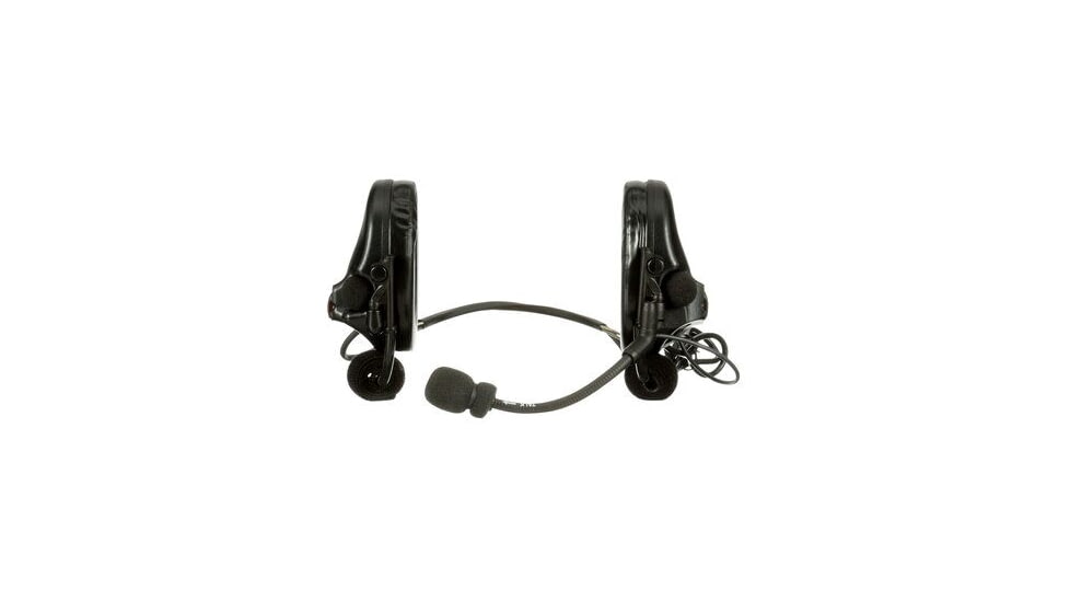 PELTOR 3M PELTOR ComTac V Headset, Neckband, Single Lead, Standard Dynamic Mic, NATO Wiring, Black, MT20H682BB-47 SV