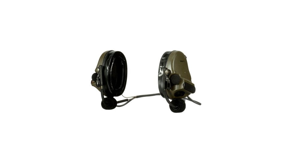 PELTOR 3M PELTOR ComTac V Hearing Defender Headset, Neckband, O.D. Green, MT20H682BB-09 GN