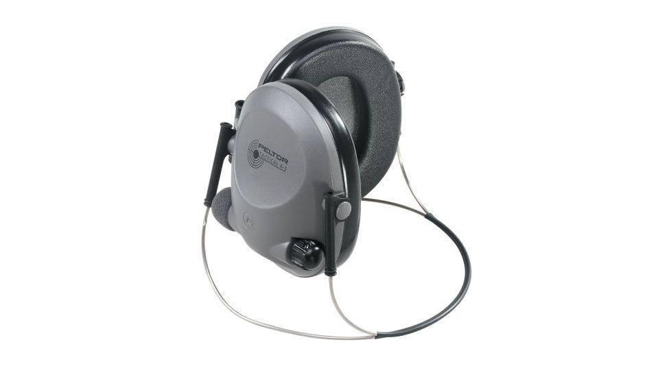 USED Peltor Tactical 6S Hearing Protector, Neckband, Gray/Black, 19 dB, EDEMO3