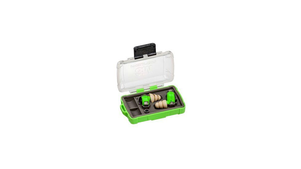 Peltor EEP100 Electronic Earplugs ABS Polymer 6 DB Earbuds Green