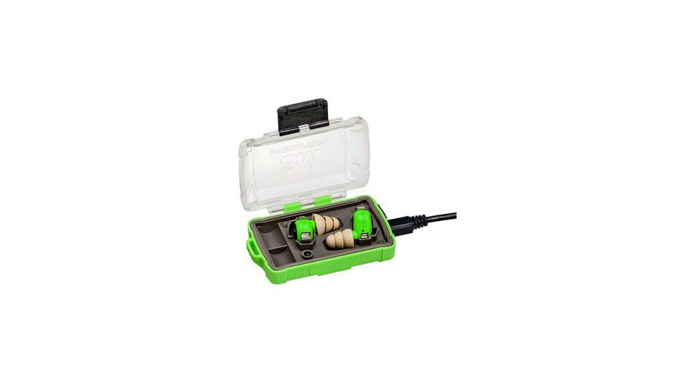 Peltor EEP100 Electronic Earplugs ABS Polymer 6 DB Earbuds Green