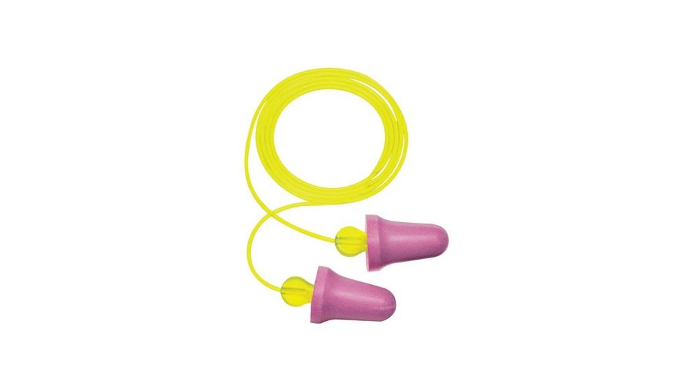Peltor No-Touch Foam Earplugs Corded,Pack of 4 P2001-CS