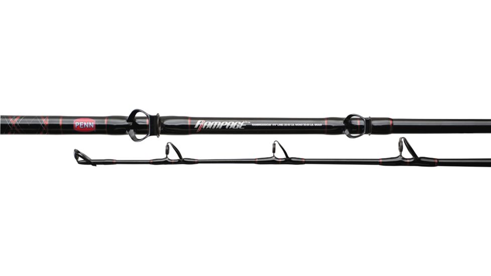 Penn Rampage Boat Casting Rod, 30-80 lb, 6ft.6in. 180254