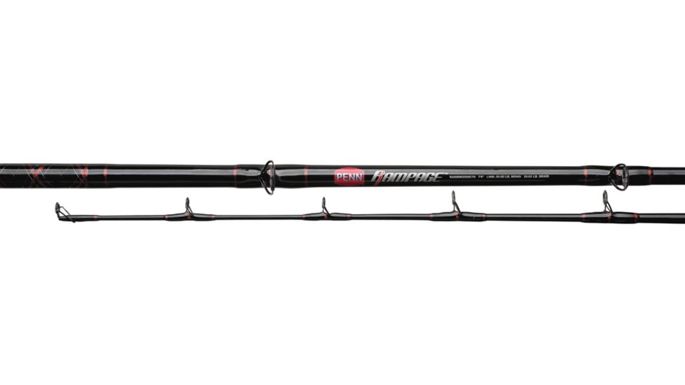 Penn Rampage Boat Casting Rod, 30-80 lb, 7ft.6in. 180263