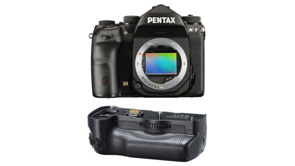 Pentax K-1 DSLR Camera Body Only 36.4 Megapixel, Black 19568 W/ D-BG6 Grip