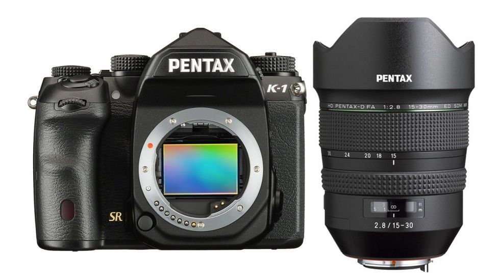 Pentax K-1 DSLR Camera Body Only 36.4 Megapixel, Black 19568 W/ HD PENTAX-D FA 15-30mm F2.8 ED SDM WR