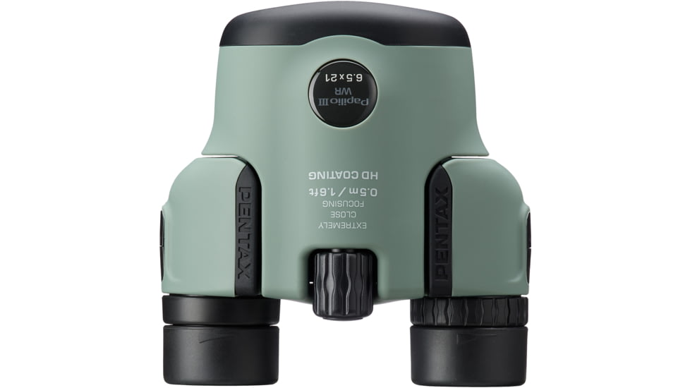 Pentax Papilio III WR 6.5x21mm Porro Prism Binocular, Olive, 62015