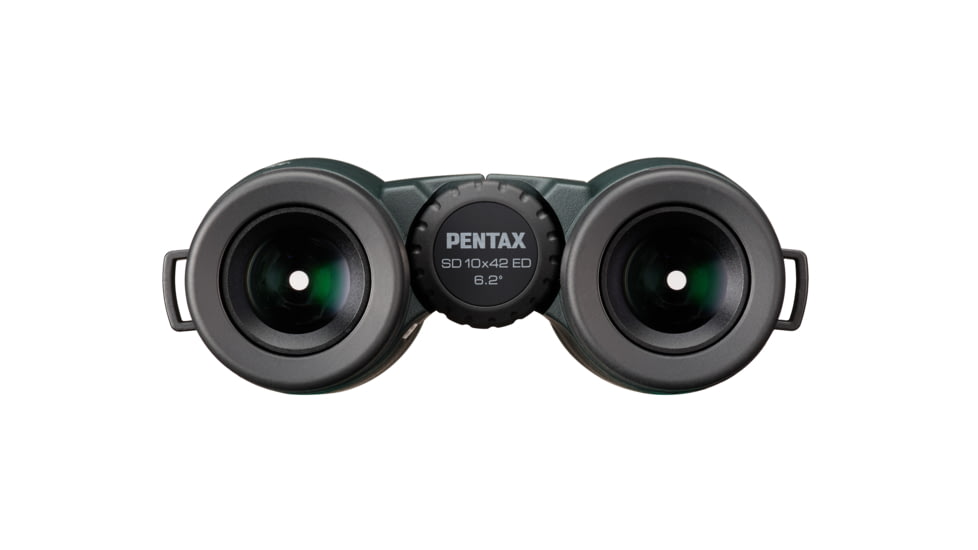 Pentax SD 10x42mm ED Roof Prism Binoculars, Dark Green, Compact, 62894
