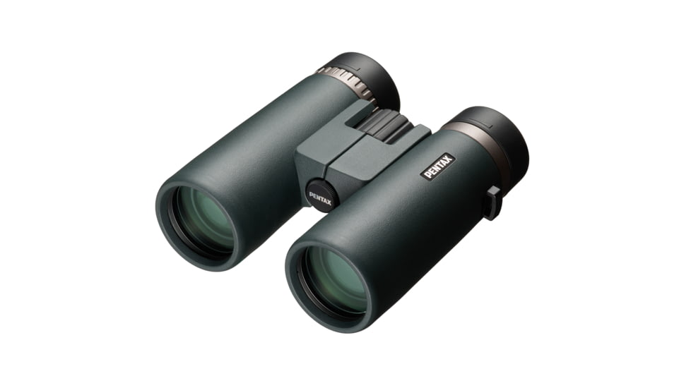 Pentax SD 10x42mm ED Roof Prism Binoculars, Dark Green, Compact, 62894