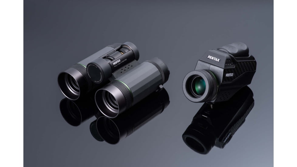Pentax VD 4 X 20mm WP Detachable Binoculars/Telescope, Gray/Black, Medium, 63600