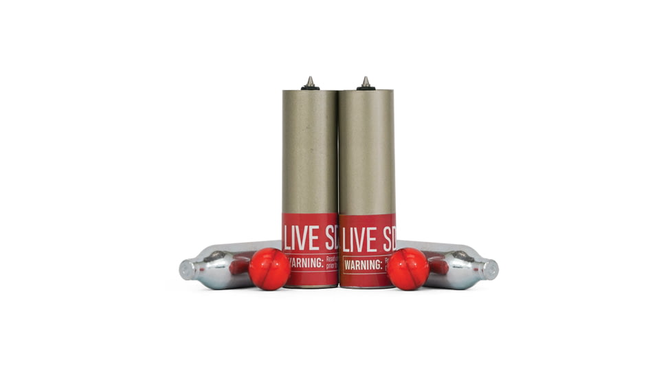 PepperBall Live 2 Live SD Barrel Cartridges Compact Refill Kit, .68 Caliber, 410-01-0405