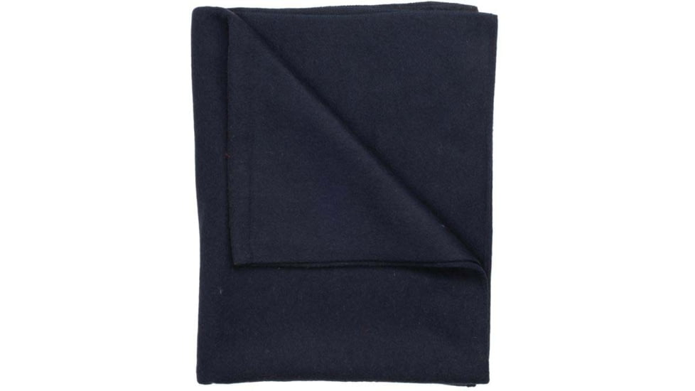 Peregrine Solid Wool Blanket, Navy, WBRNB501Q84