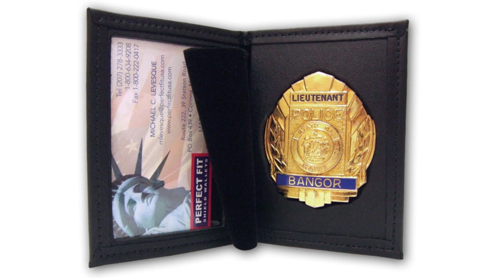 Dress Leather Badge &amp; ID Case - 2.75''x3.50''