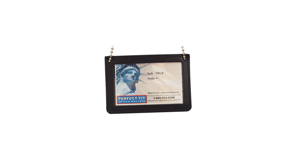 Landscape Double ID Holder for Neck w/ Chain - 2.75''x4.25''