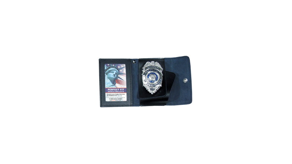 Non Recessed Badge &amp; ID Case w/ Snap Closure - 3.25''x4.25''