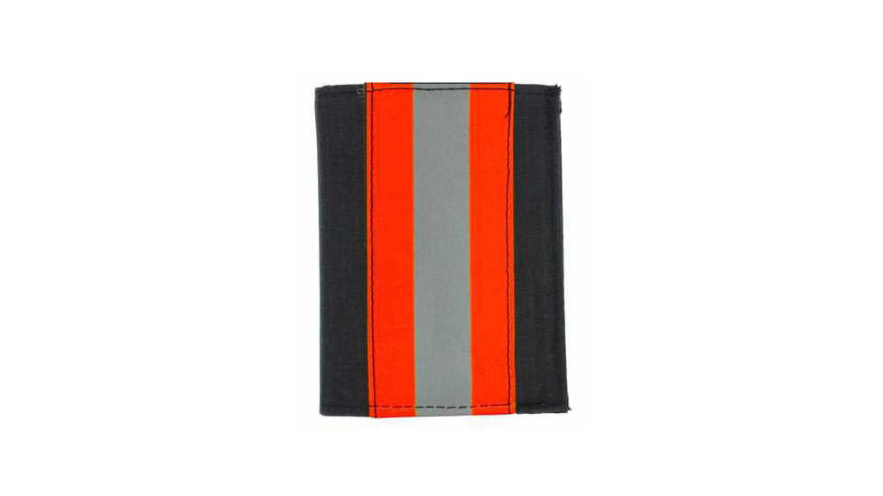 Trifold Black Matrix Firefighter Wallet w/ Single ID - 3.50''x4.50''