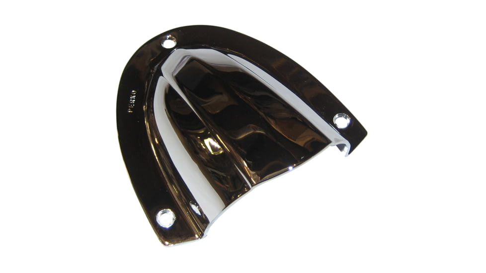 Perko Clam Shell Ventilator - Chrome Plated Brass - 4" x 3-3/4" 55827