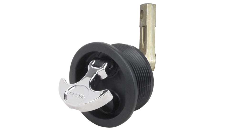 Perko Flush Mount Latch - Straight Cam Bar - 2.5" Hole - Black 55840