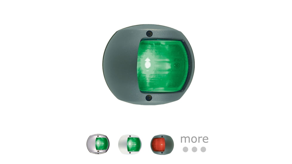 Perko LED Side Light, Green/Black, Green/Chrome, Green/White, Red/Black, Red/Chrome, Red/White