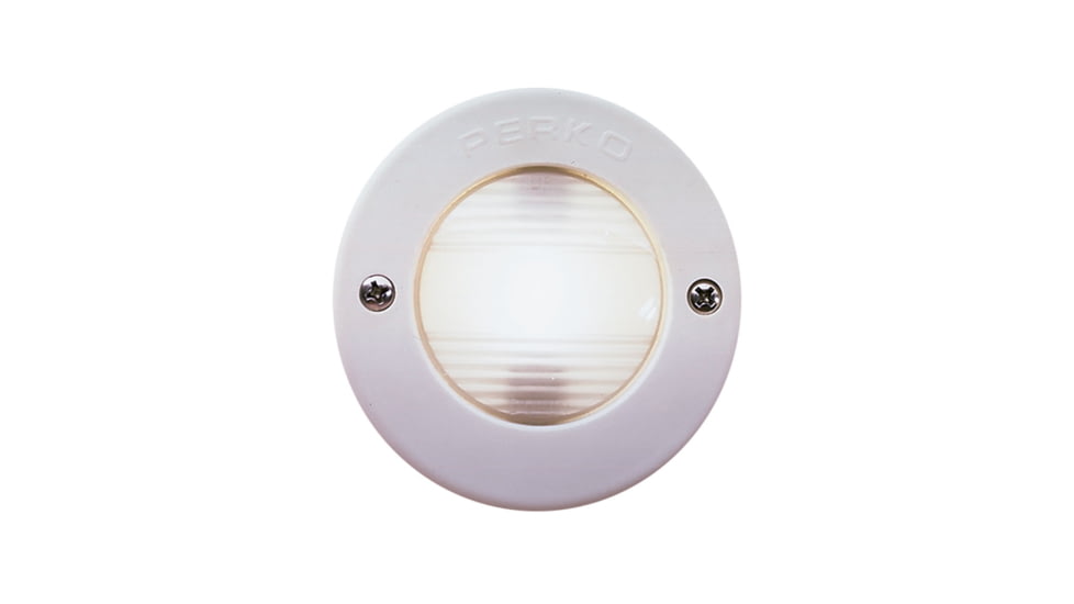 Perko Mount Stern Light w/White Bezel Vertical 36762