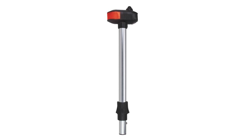 Perko Removable Bi-Color Pole / Utility Light, Black, 12iin, 1421DP2CHR